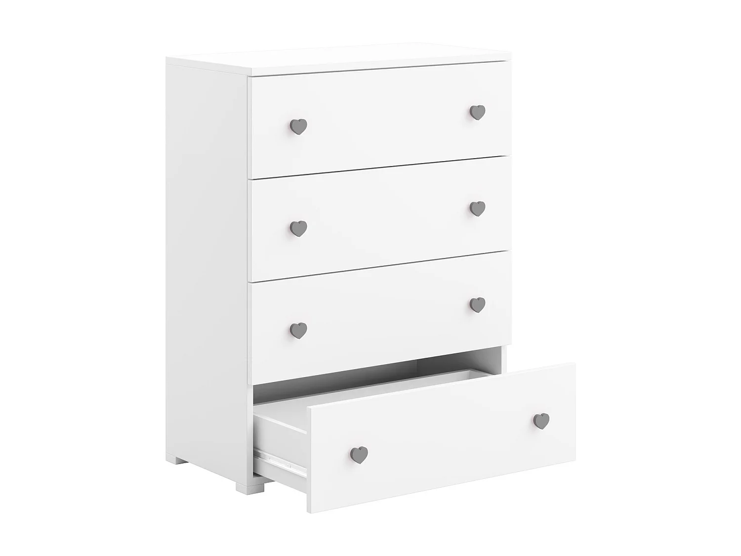 Buffet EMILY SB80 4D 80x102x40 Blanc