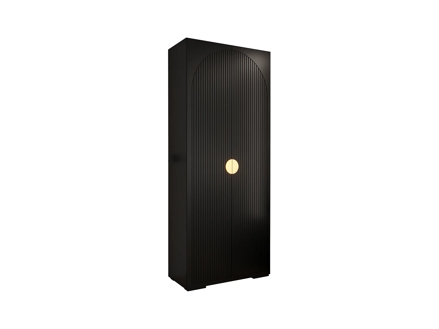 DREHTÜRENSCHRANK MANHATTAN RYFEL 1 236,7/100/47 2-türig (Schwarz)