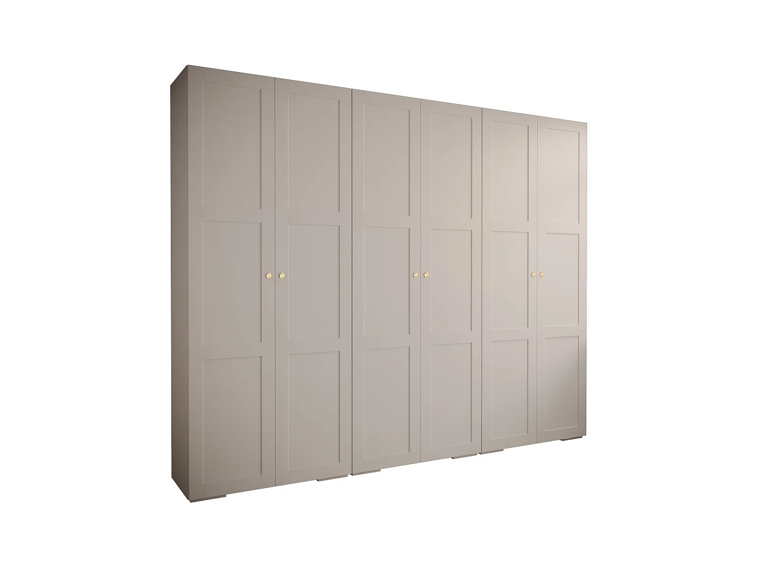 DREHTÜRENSCHRANK MANHATTAN RYFEL 10 236,7/300/47 6-türig (Weiß)