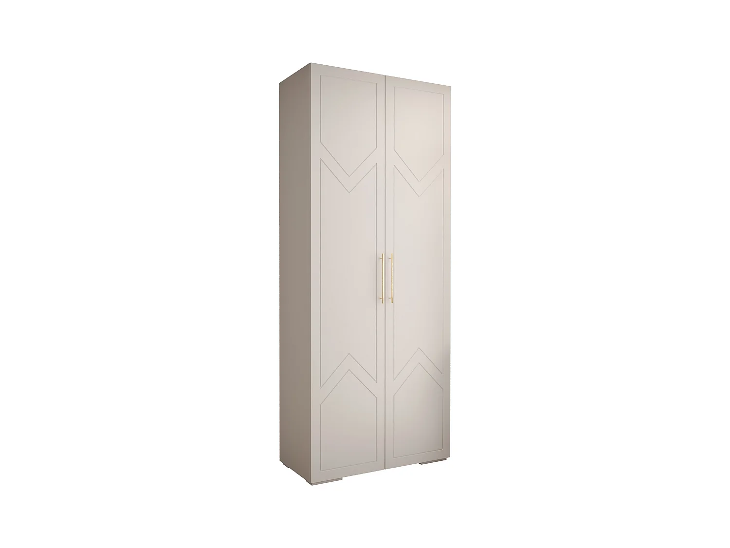 DREHTÜRENSCHRANK MANHATTAN RYFEL 8 236,7/100/47 2-türig (Weiß)