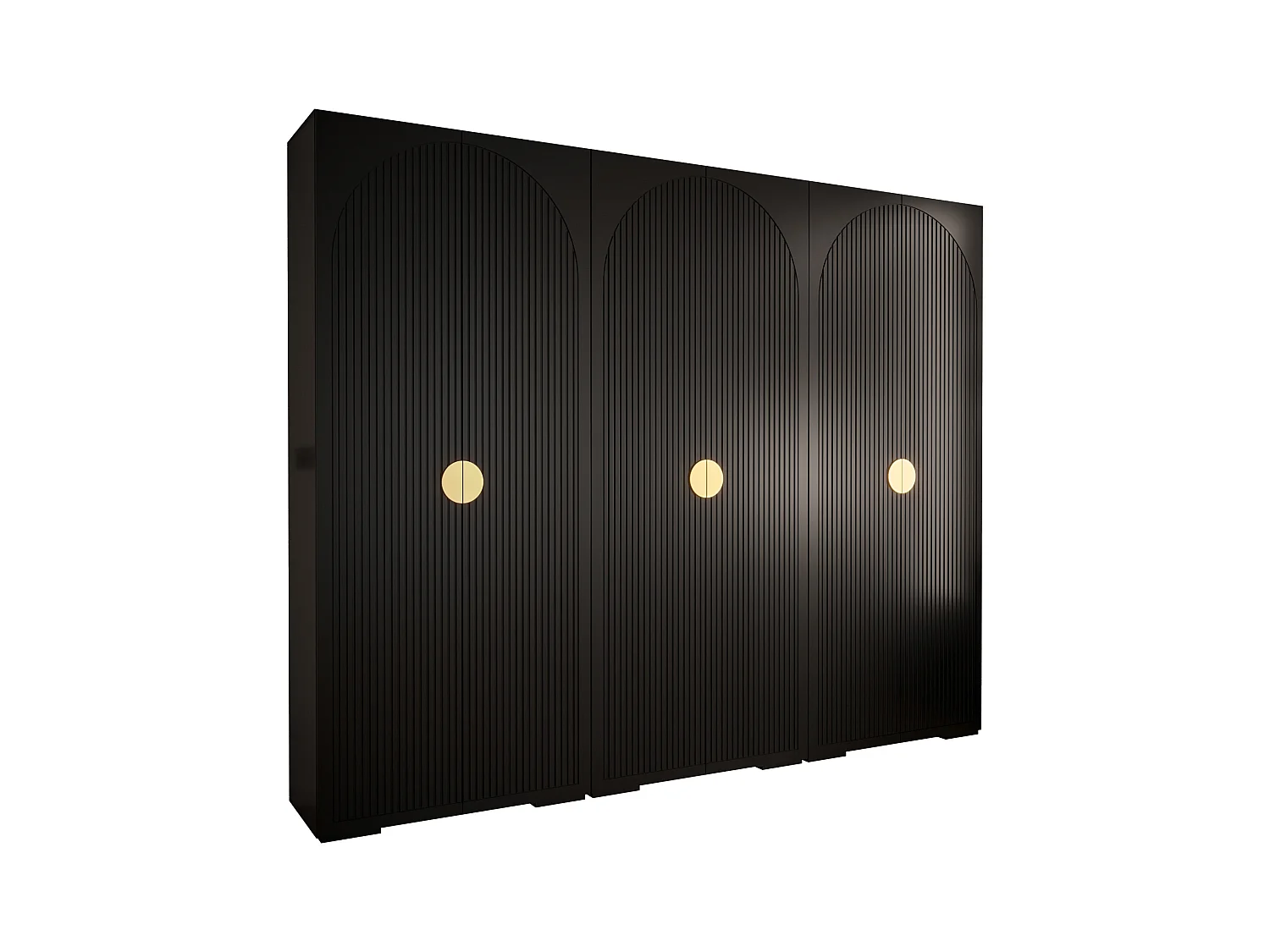 DREHTÜRENSCHRANK MANHATTAN RYFEL 1 236,7/300/47 6-türig (Schwarz)