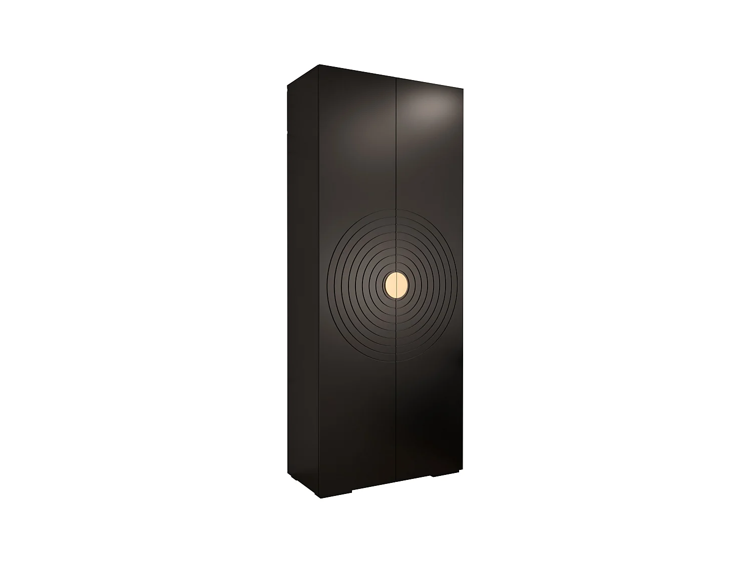 DREHTÜRENSCHRANK MANHATTAN RYFEL 6 236,7/100/47 2-türig (Schwarz)