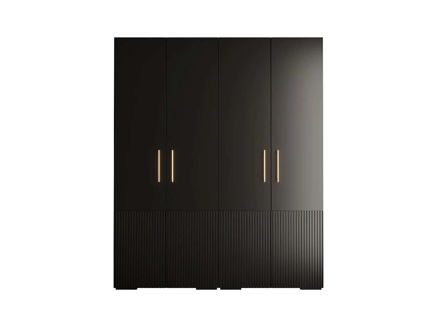 DREHTÜRENSCHRANK MANHATTAN RYFEL 3 236,7/200/47 4-türig (Schwarz)