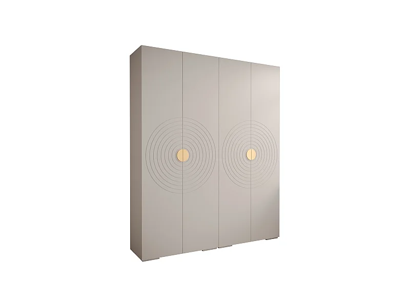 DREHTÜRENSCHRANK MANHATTAN RYFEL 6 236,7/200/47 4-türig (Weiß)