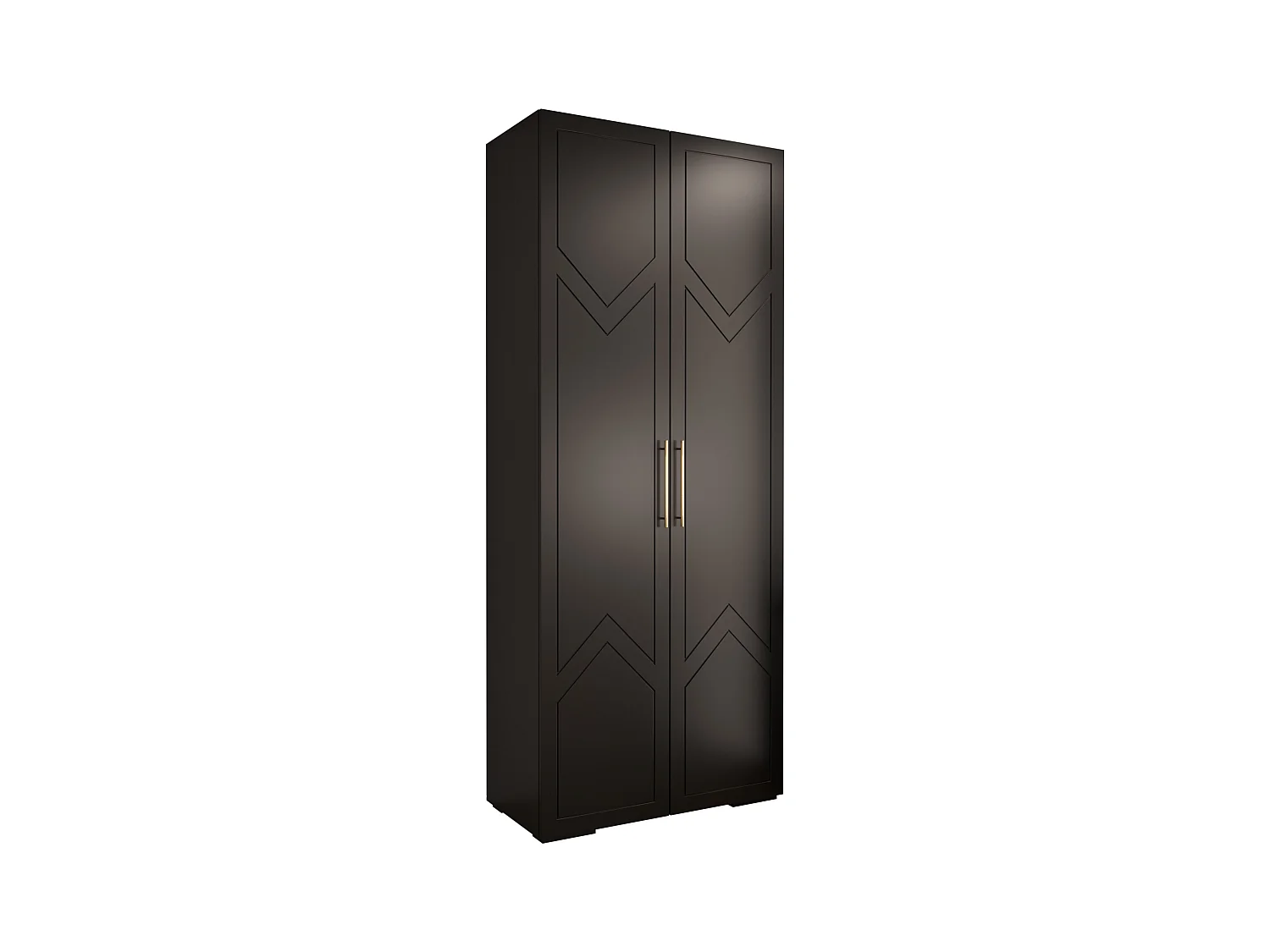 DREHTÜRENSCHRANK MANHATTAN RYFEL 8 236,7/100/47 2-türig (Schwarz)