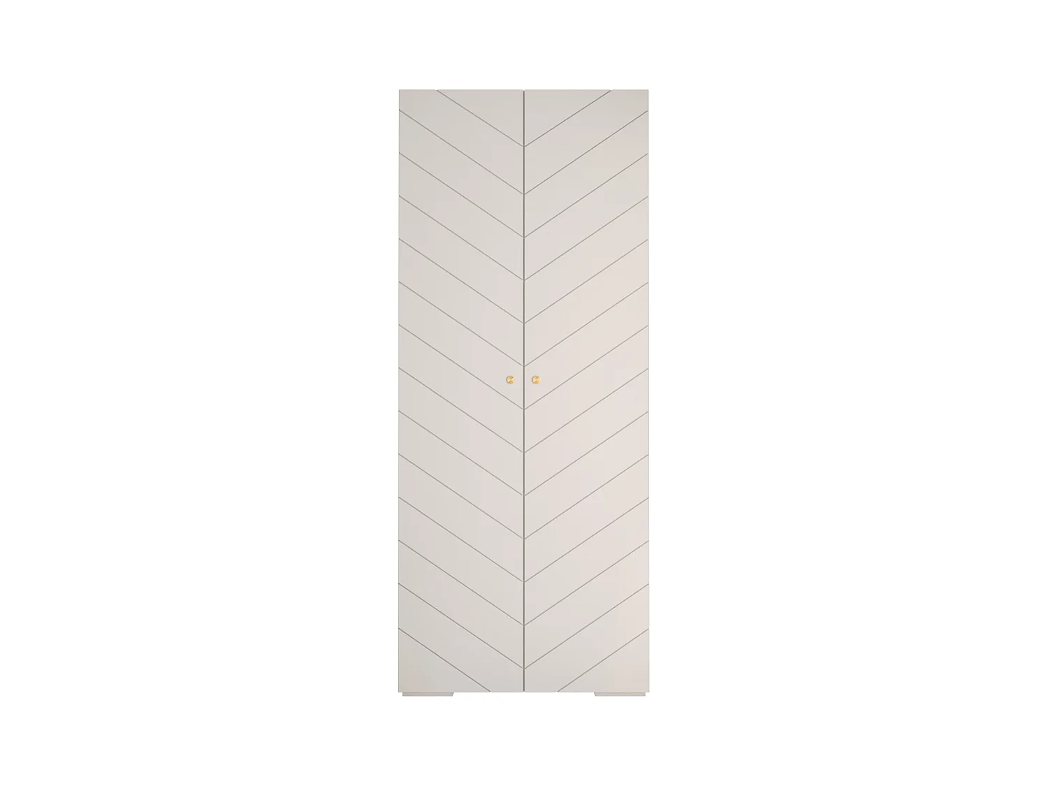 DREHTÜRENSCHRANK MANHATTAN RYFEL 4 236,7/100/47 2-türig (Weiß)