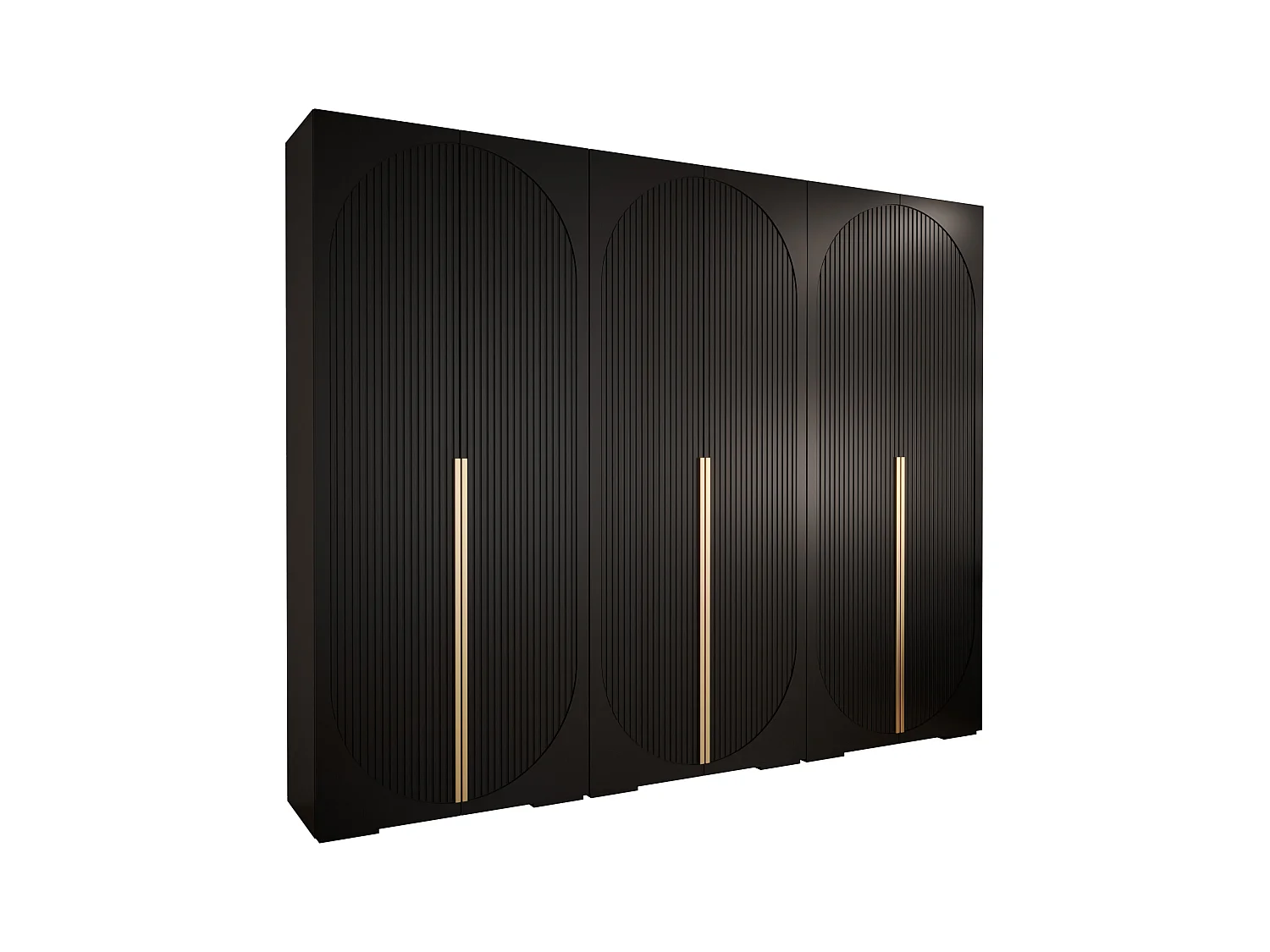 DREHTÜRENSCHRANK MANHATTAN RYFEL 5 236,7/300/47 6-türig (Schwarz)