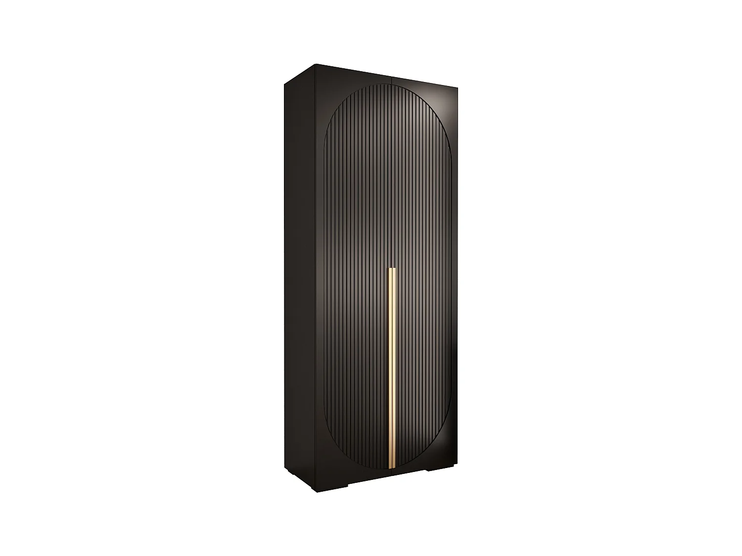 DREHTÜRENSCHRANK MANHATTAN RYFEL 5 236,7/100/47 2-türig (Schwarz)