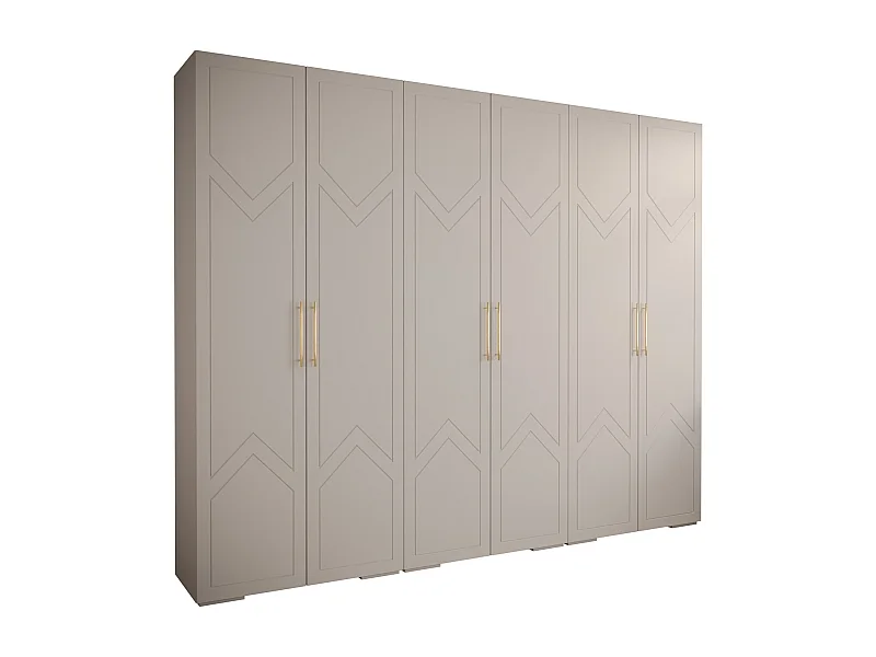 DREHTÜRENSCHRANK MANHATTAN RYFEL 8 236,7/300/47 6-türig (Weiß)
