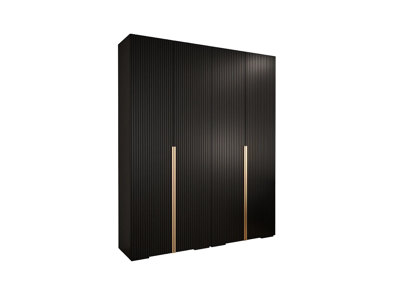 DREHTÜRENSCHRANK MANHATTAN RYFEL 9 236,7/200/47 4-türig (Schwarz)