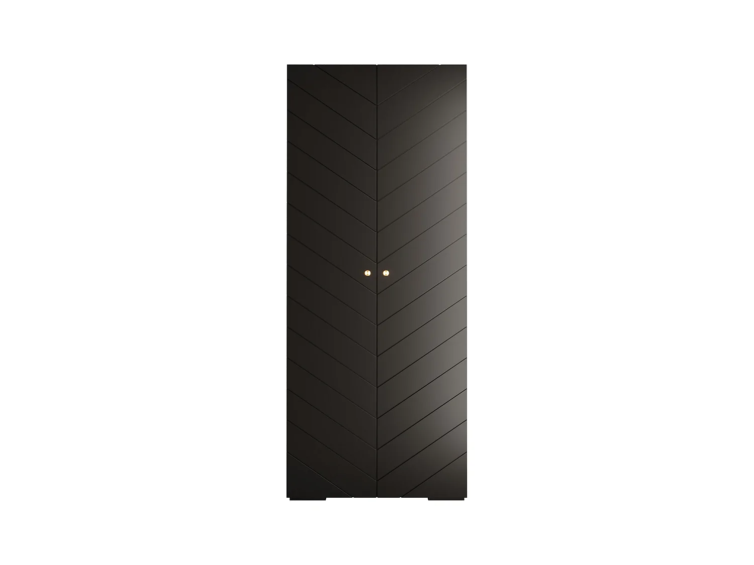 DREHTÜRENSCHRANK MANHATTAN RYFEL 4 236,7/100/47 2-türig (Schwarz)