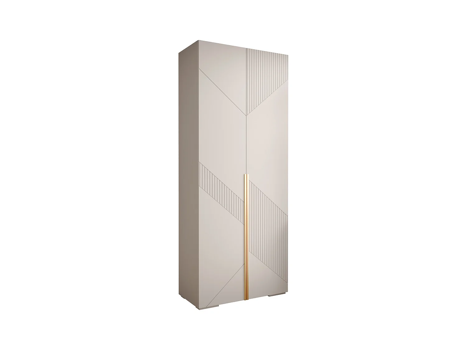 DREHTÜRENSCHRANK MANHATTAN RYFEL 7 236,7/100/47 2-türig (Weiß)