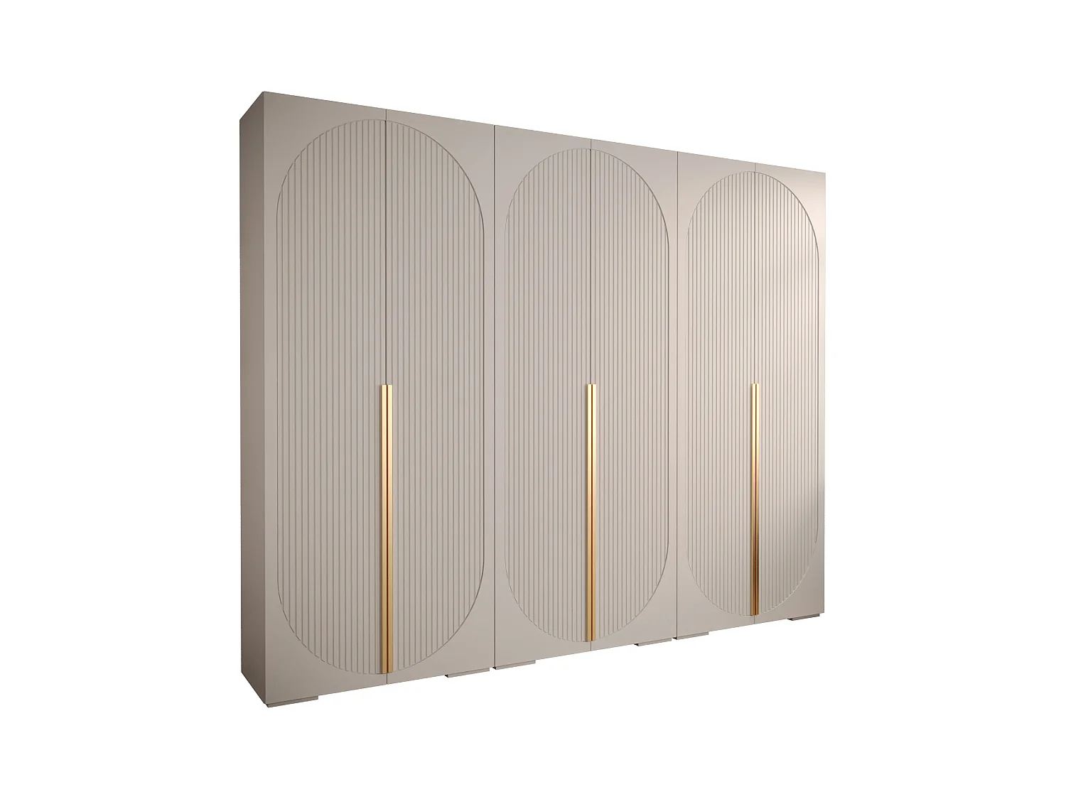 DREHTÜRENSCHRANK MANHATTAN RYFEL 5 236,7/300/47 6-türig (Weiß)