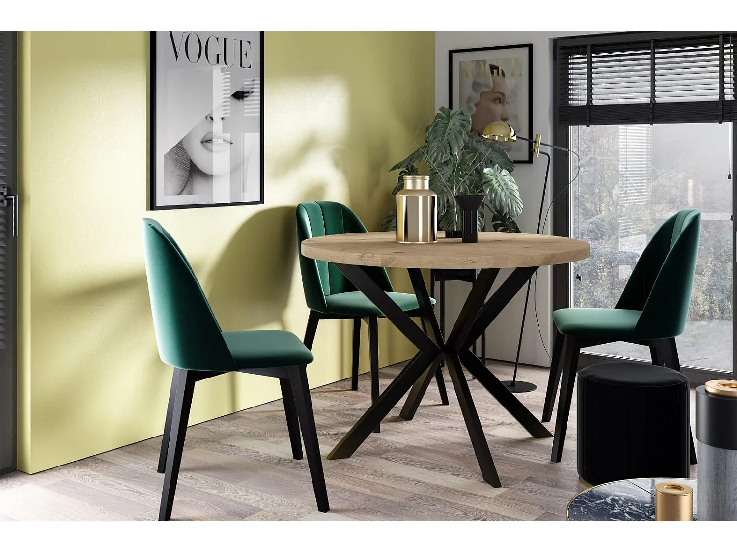 Mesa De Jantar EDDER DT100 100x176x76 Bege