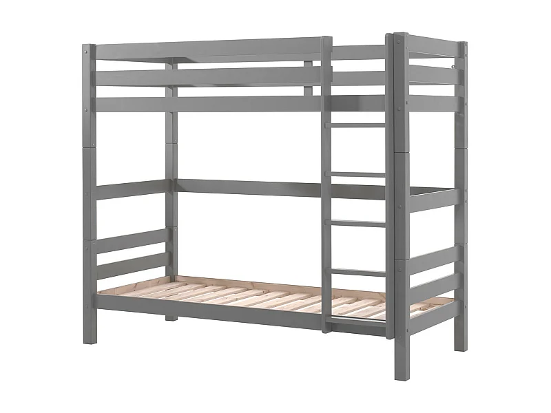 Lits superposés PINO BB005 90x200 cm Gris
