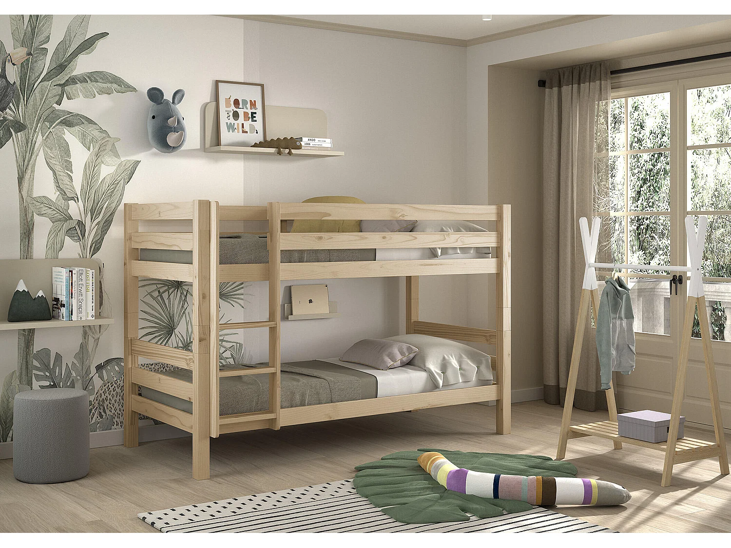 Etagenbett PINO BB005 90x200 cm Beige