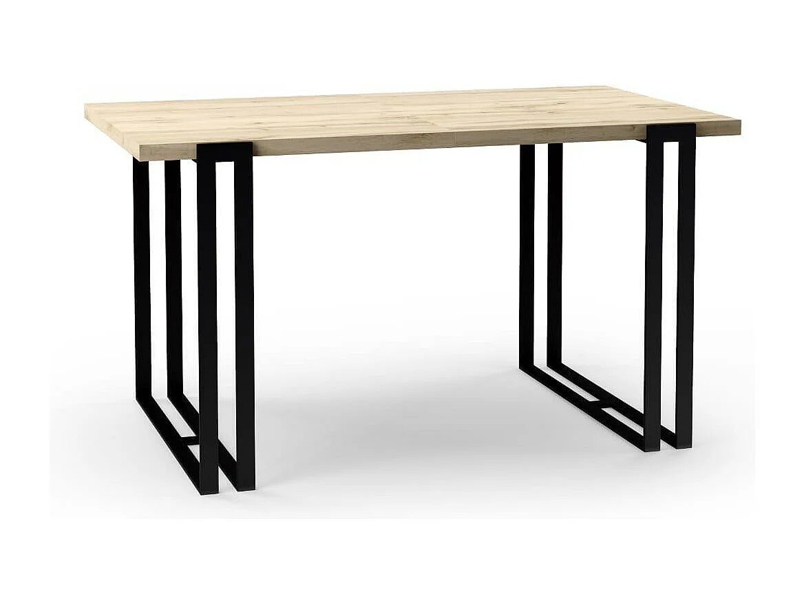 Table À Manger HORTEN DT80 80x220x76 Clair naturel