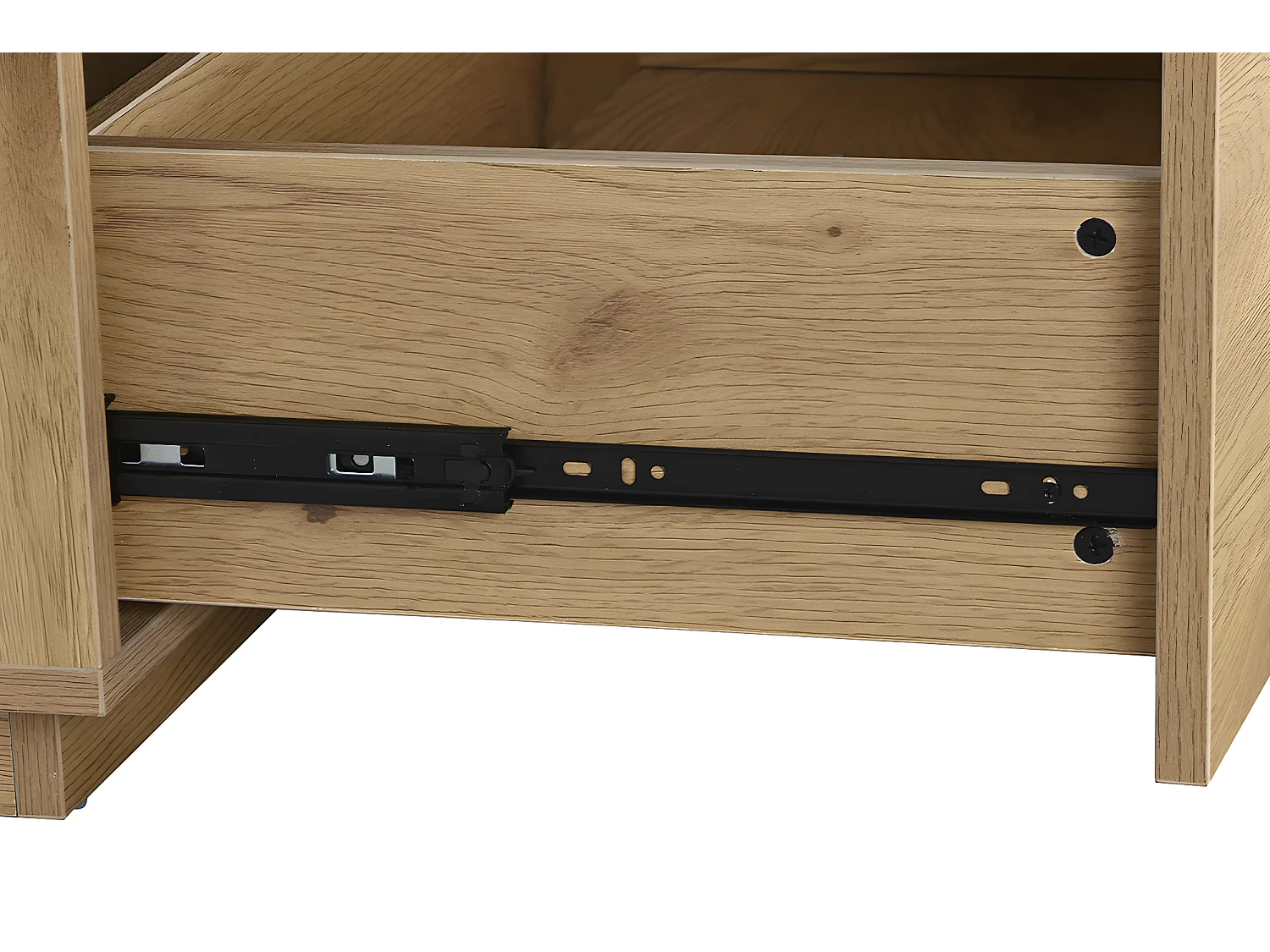 Table basse, table de salon rectangulaire en bois coloris naturel - longueur 120 x profondeur 60 x Hauteur 35 cm