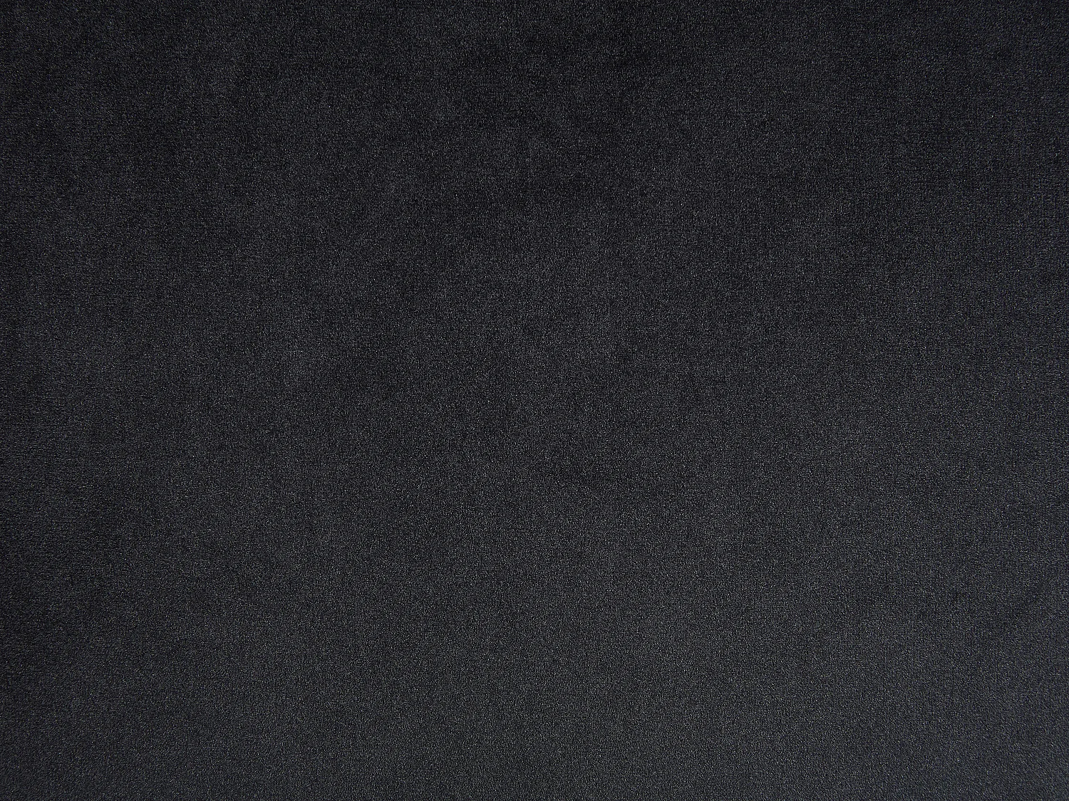 Lot de 2 chaises en velours, effet rotin et bois d'hévéa - Noir - CALENYA