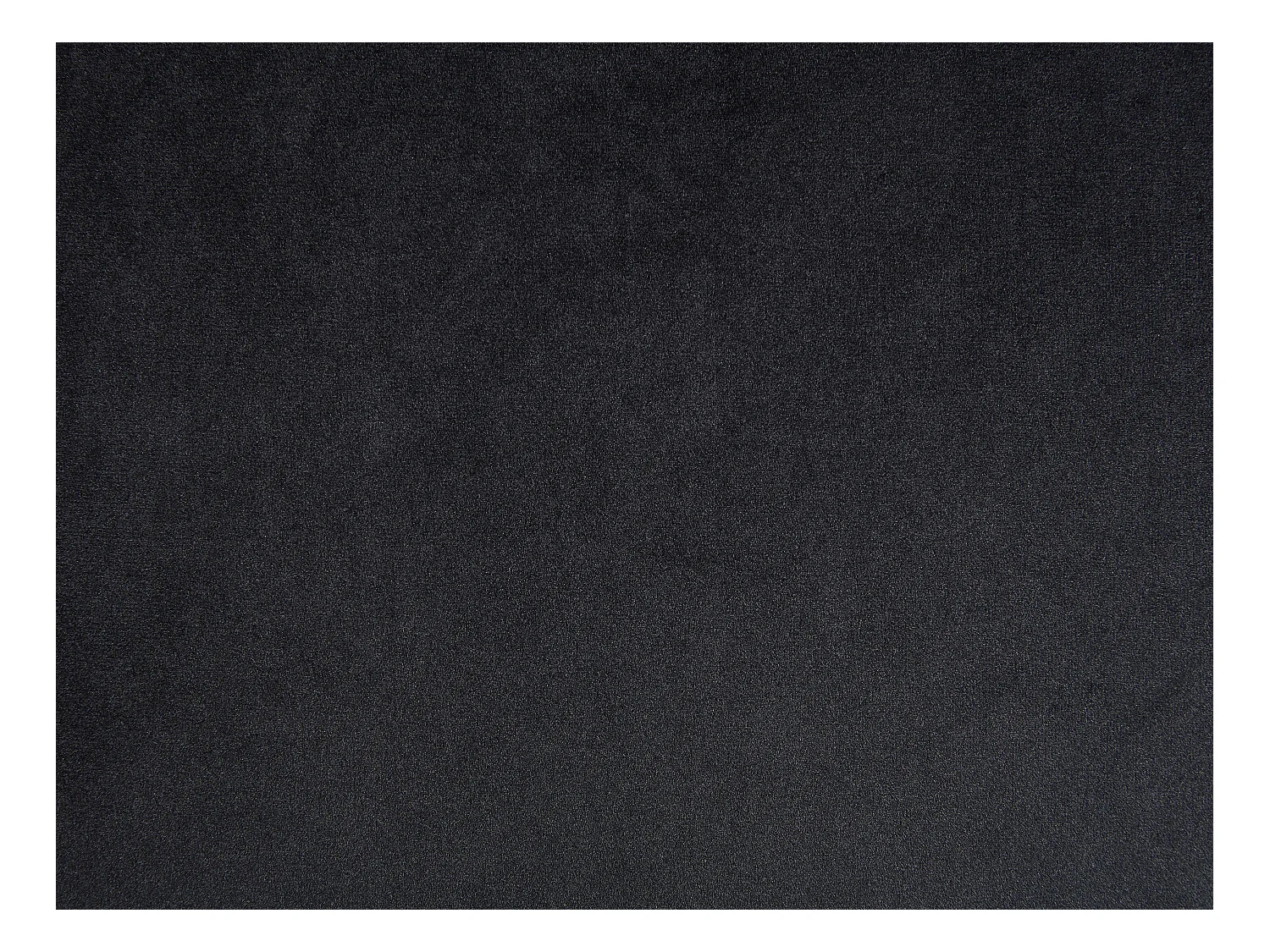 Lot de 2 chaises en velours, effet rotin et bois d'hévéa - Noir - CALENYA