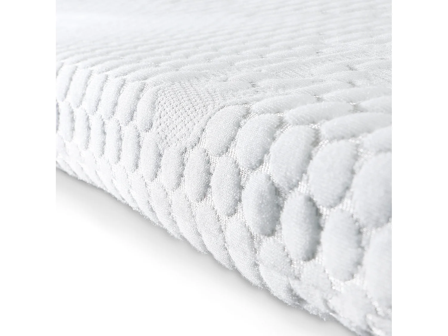 Capa de colchão de solteiro em espuma viscoelástica | Protectores de colchão 6 cm | Capa de colchão amovível | Antibacteriano e antifúngico | 85 x 180