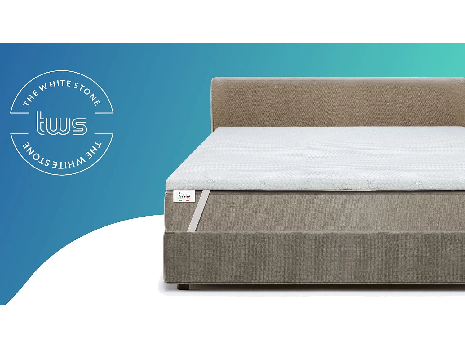 Memory Foam Einzelmatratzenauflage | 6 cm Matratzentopper | Abnehmbarer Matratzenbezug | Antibakteriell und antimykotisch | 95 x 190