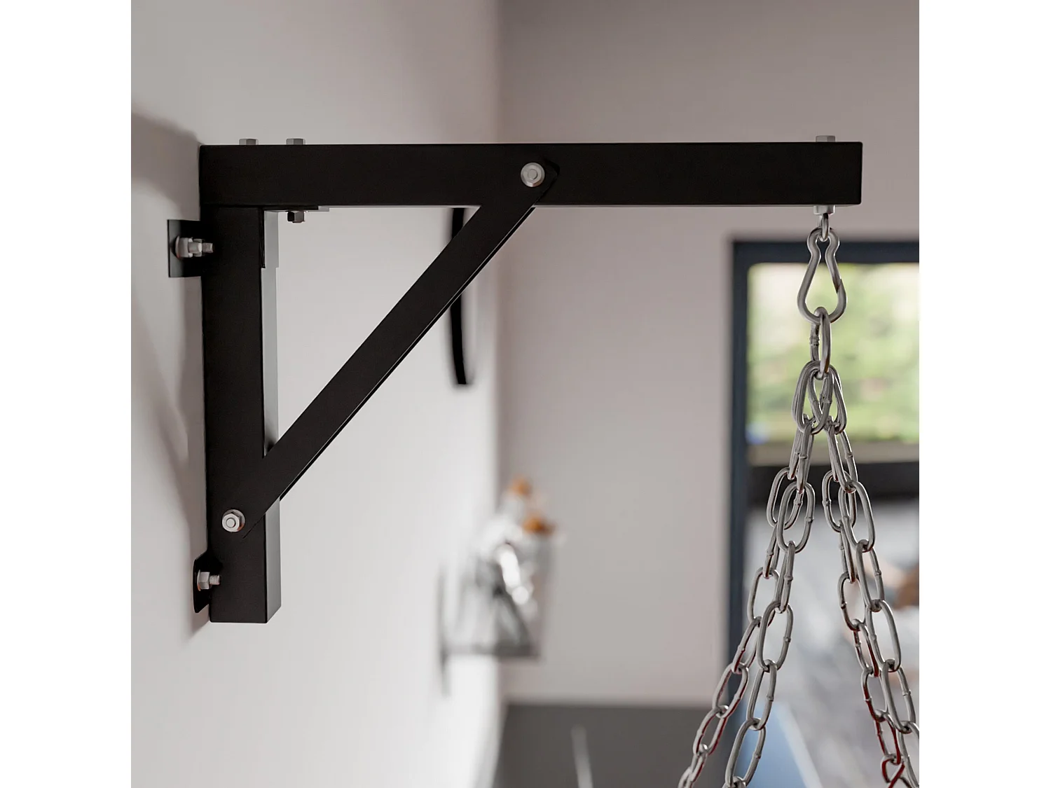 Support pour fixation de sac de Boxe