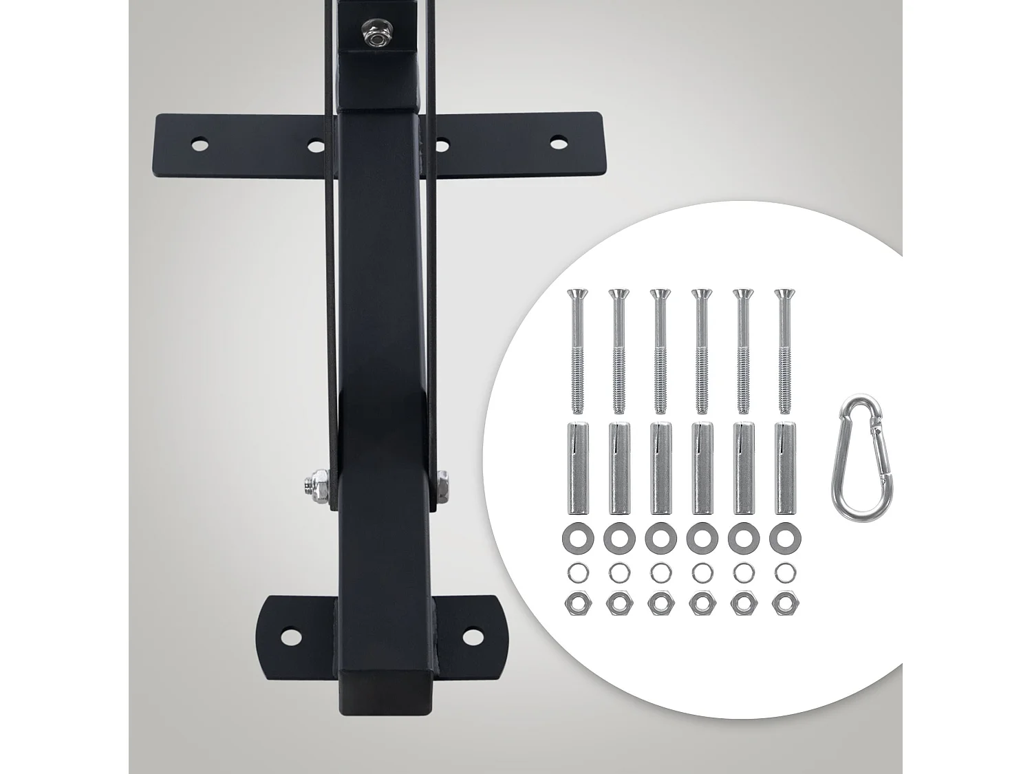 Support pour fixation de sac de Boxe