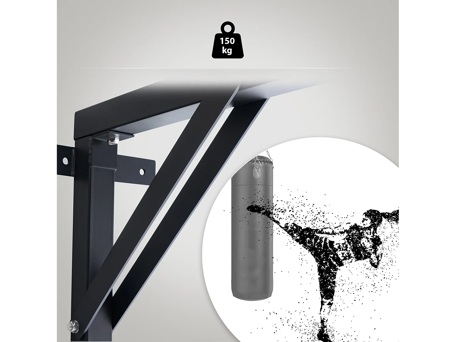 Support pour fixation de sac de Boxe