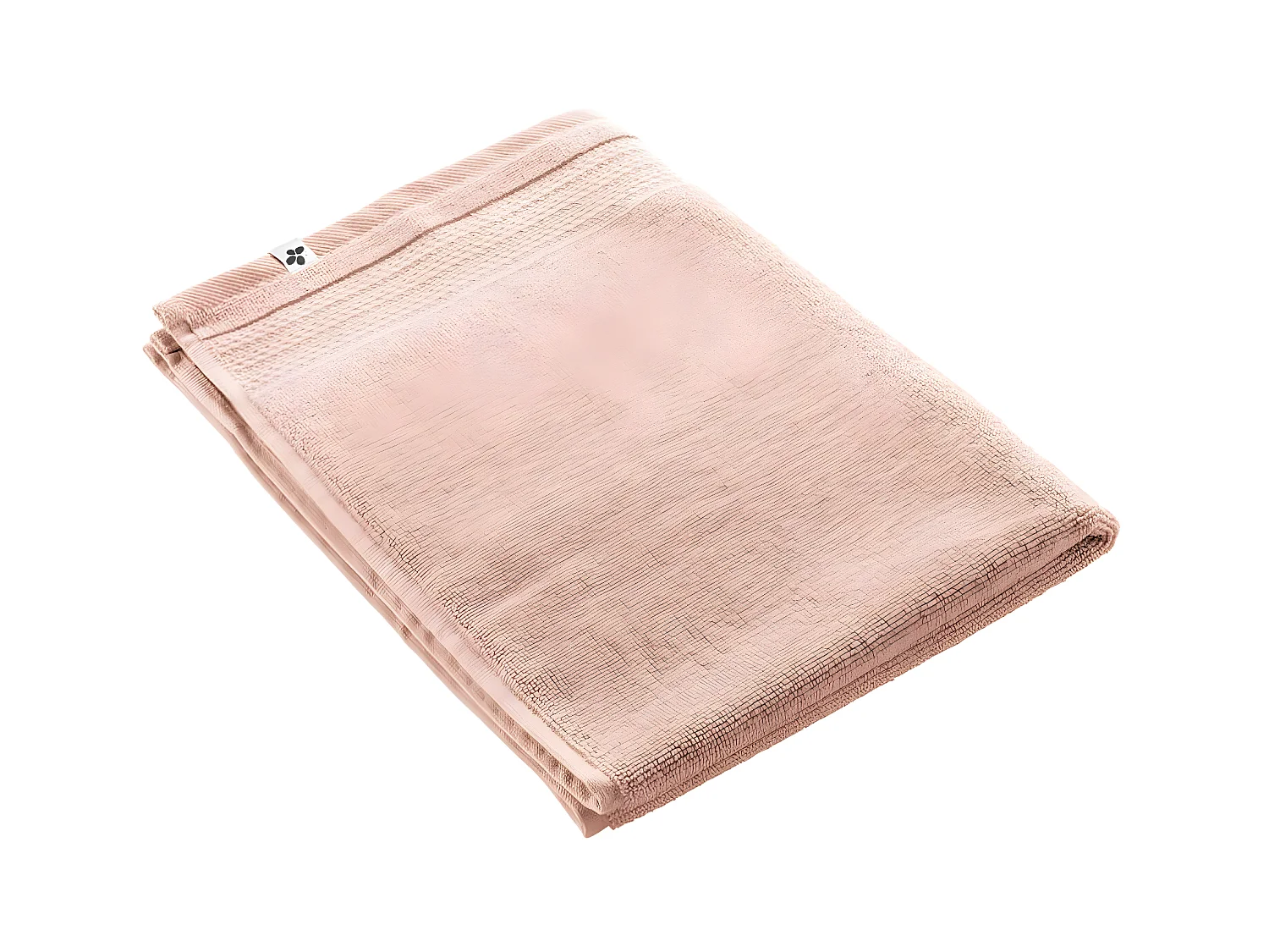 EMMA - Tapis de Bain 50x70cm en Coton Bio Coloris Rose Poudré