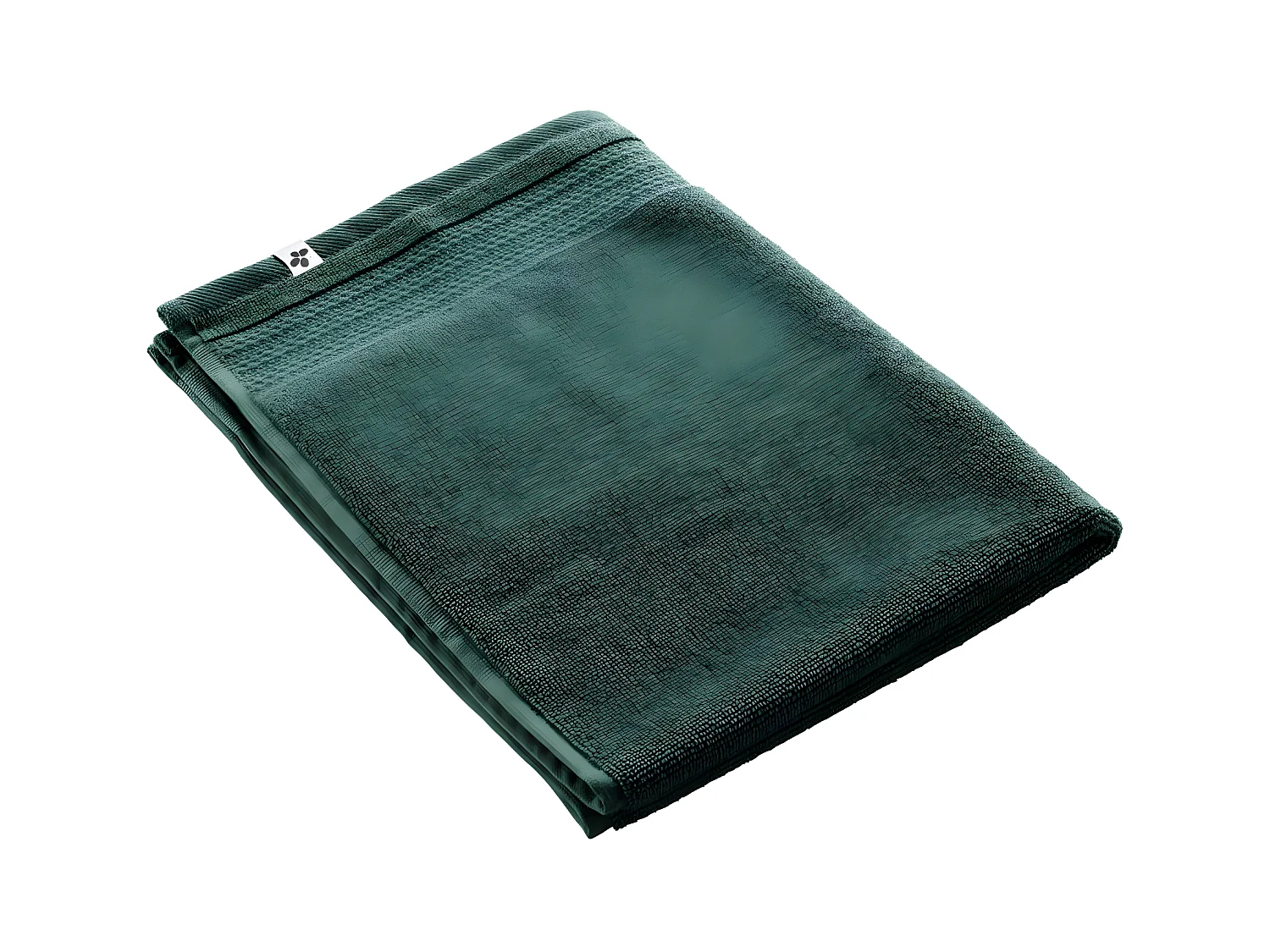 EMMA - Tapis de Bain 50x70cm en Coton Bio Coloris Emeraude