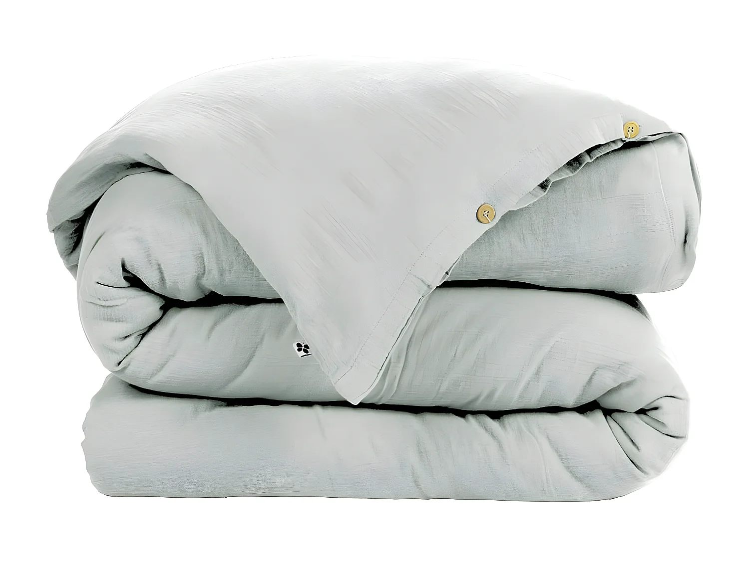 OUREA - Housse de Couette 240x220cm Gaze de Coton Eucalyptus