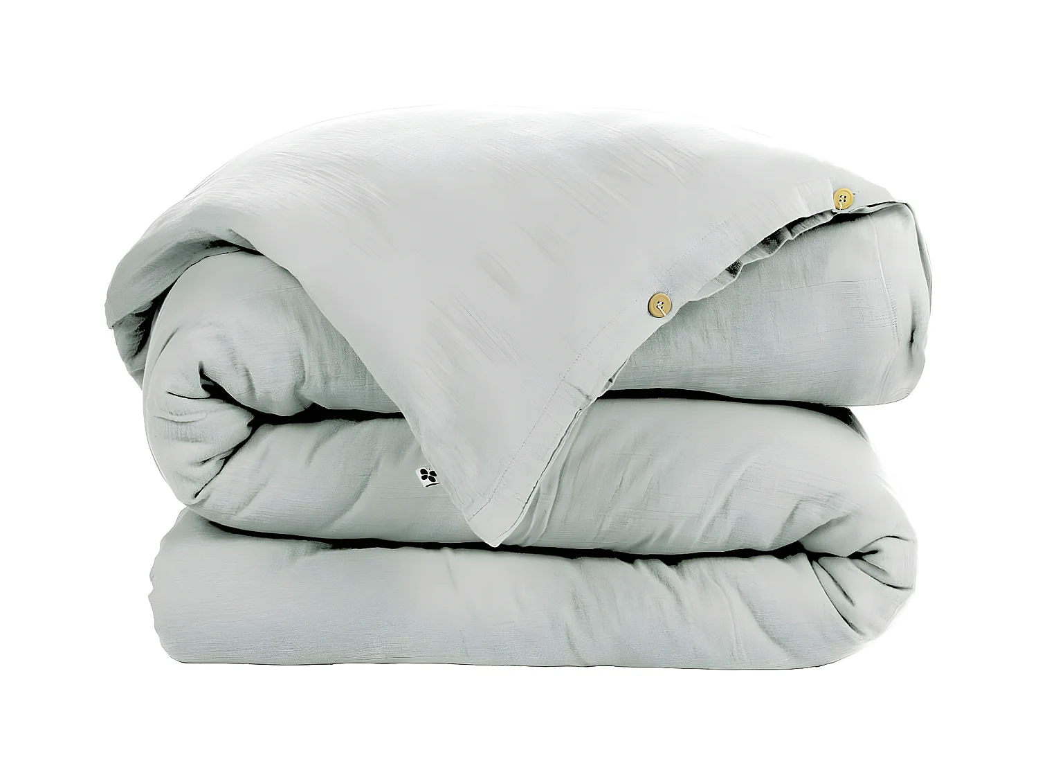 OUREA - Housse de Couette 240x220cm Gaze de Coton Eucalyptus