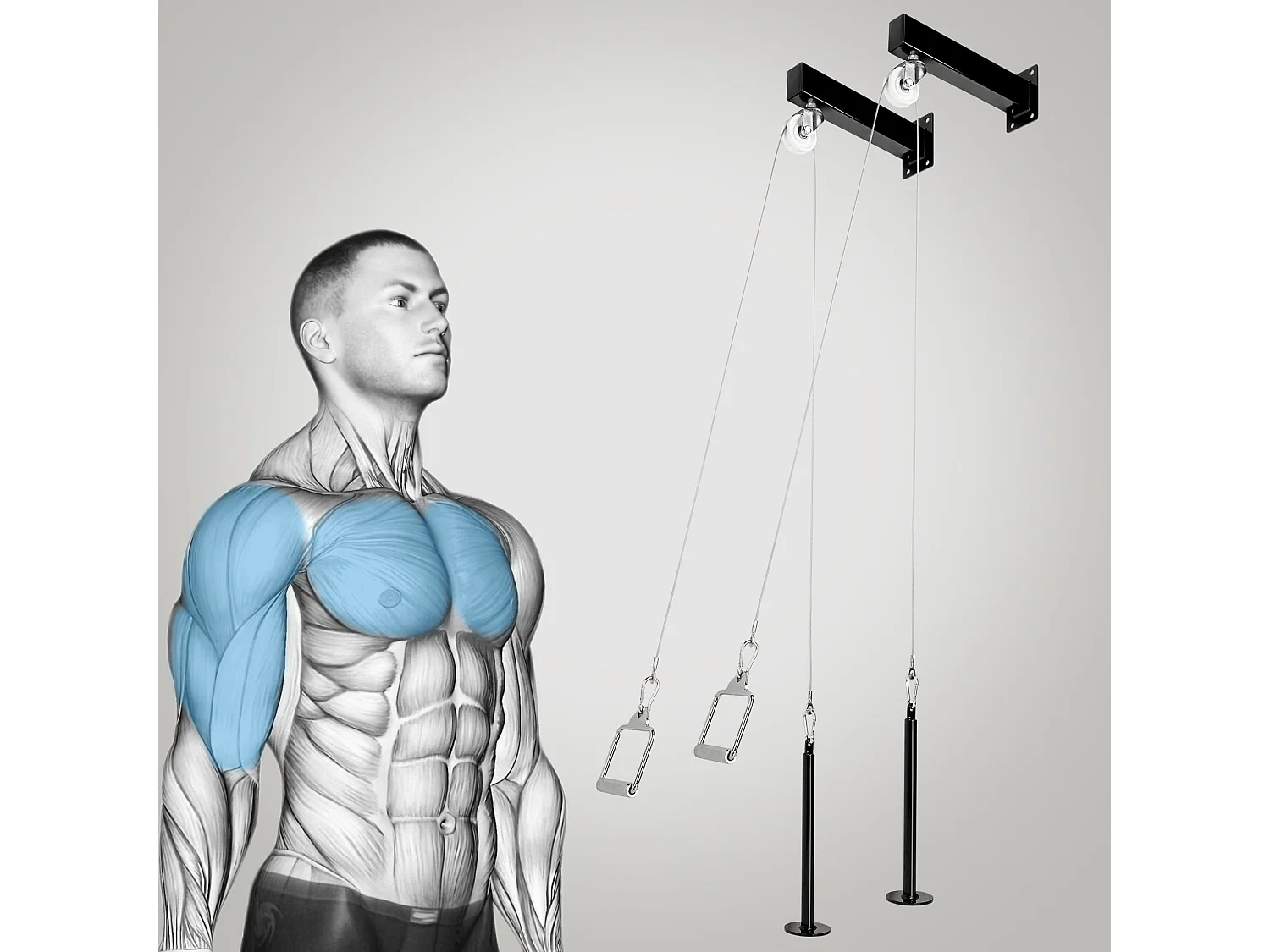 Seilzug System + Griff-Set Latzug