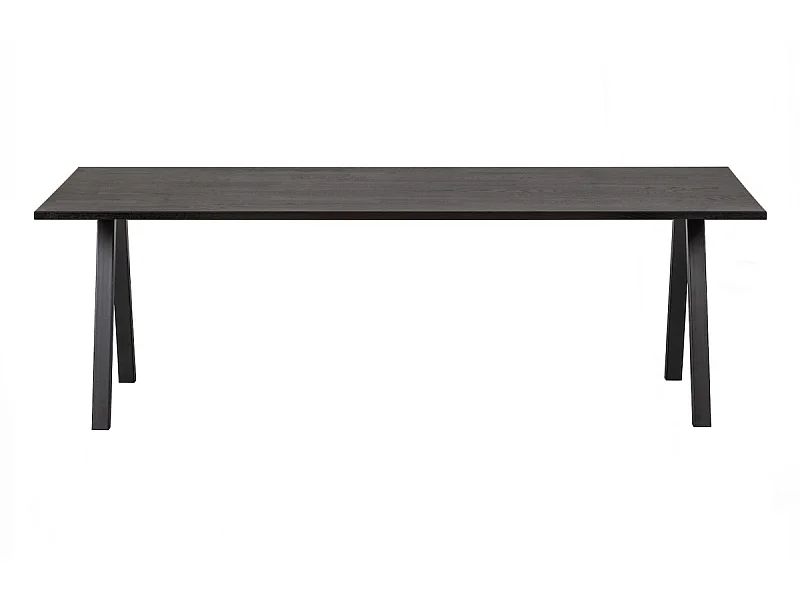 TABLO - Tavolo da pranzo in rovere nero L 160