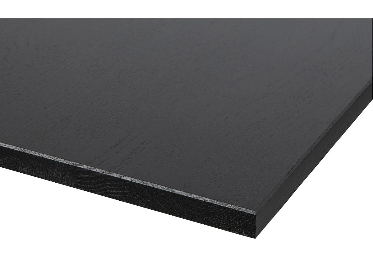 TABLO - Tavolo da pranzo in rovere nero L 160