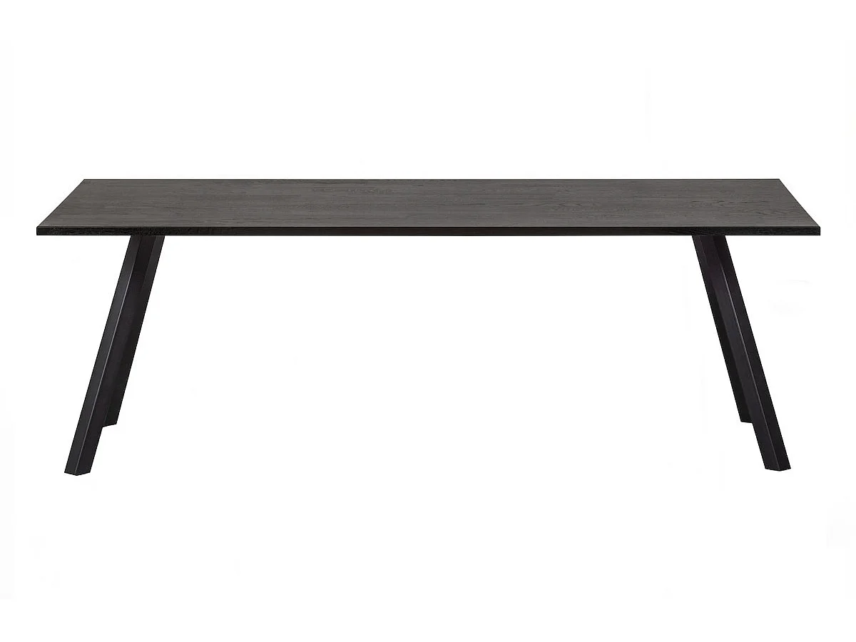 TABLO - Tavolo da pranzo in rovere nero L 160