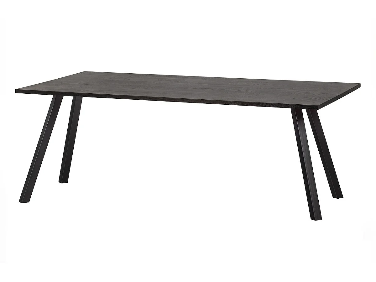 TABLO - Tavolo da pranzo in rovere nero L 160