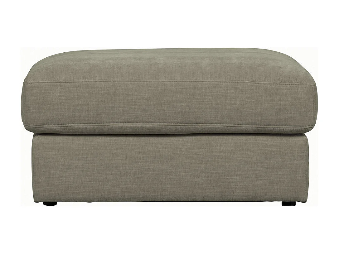 FAMILY - Pouf en tissu gris modulable