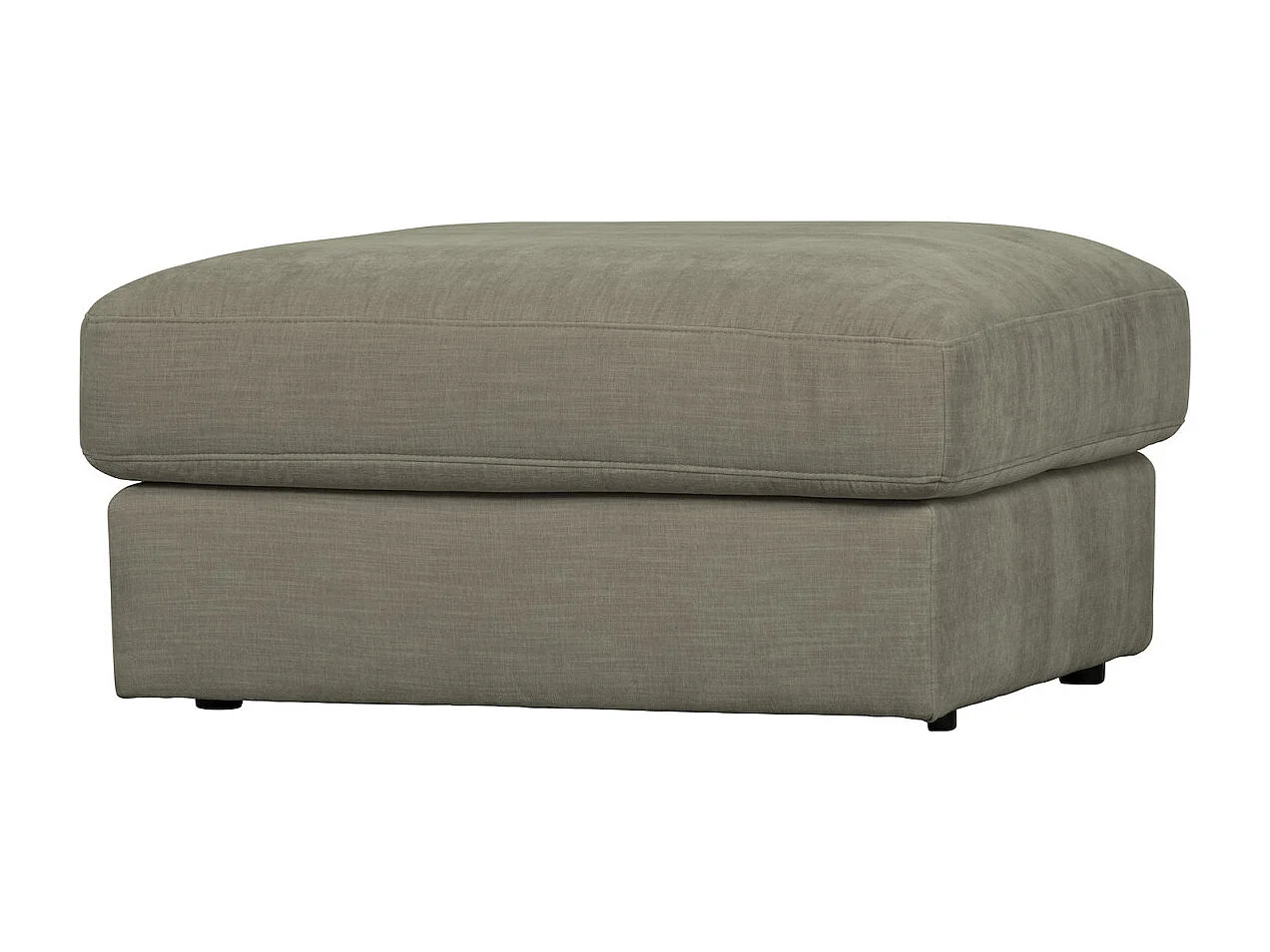 FAMILY - Pouf en tissu gris modulable