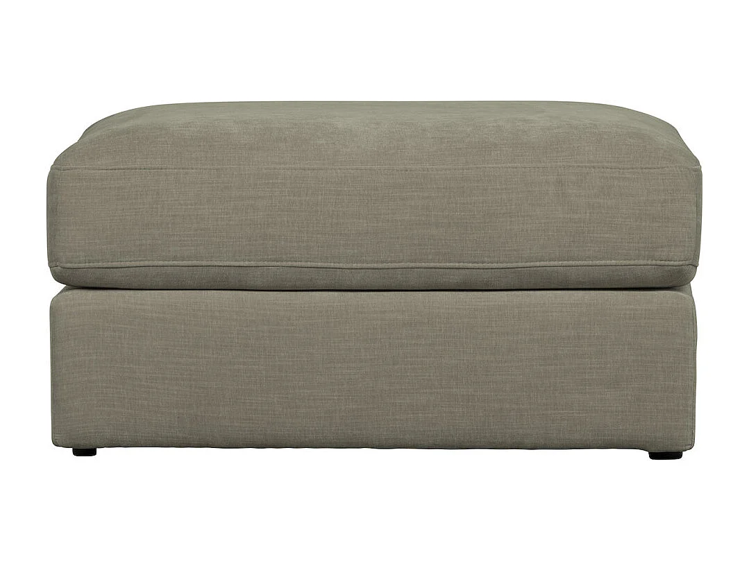 FAMILY - Pouf en tissu gris modulable