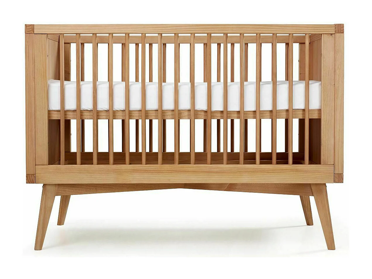 Lit bébé évolutif Montessori 70x140 cm bois massif bois MARLEY