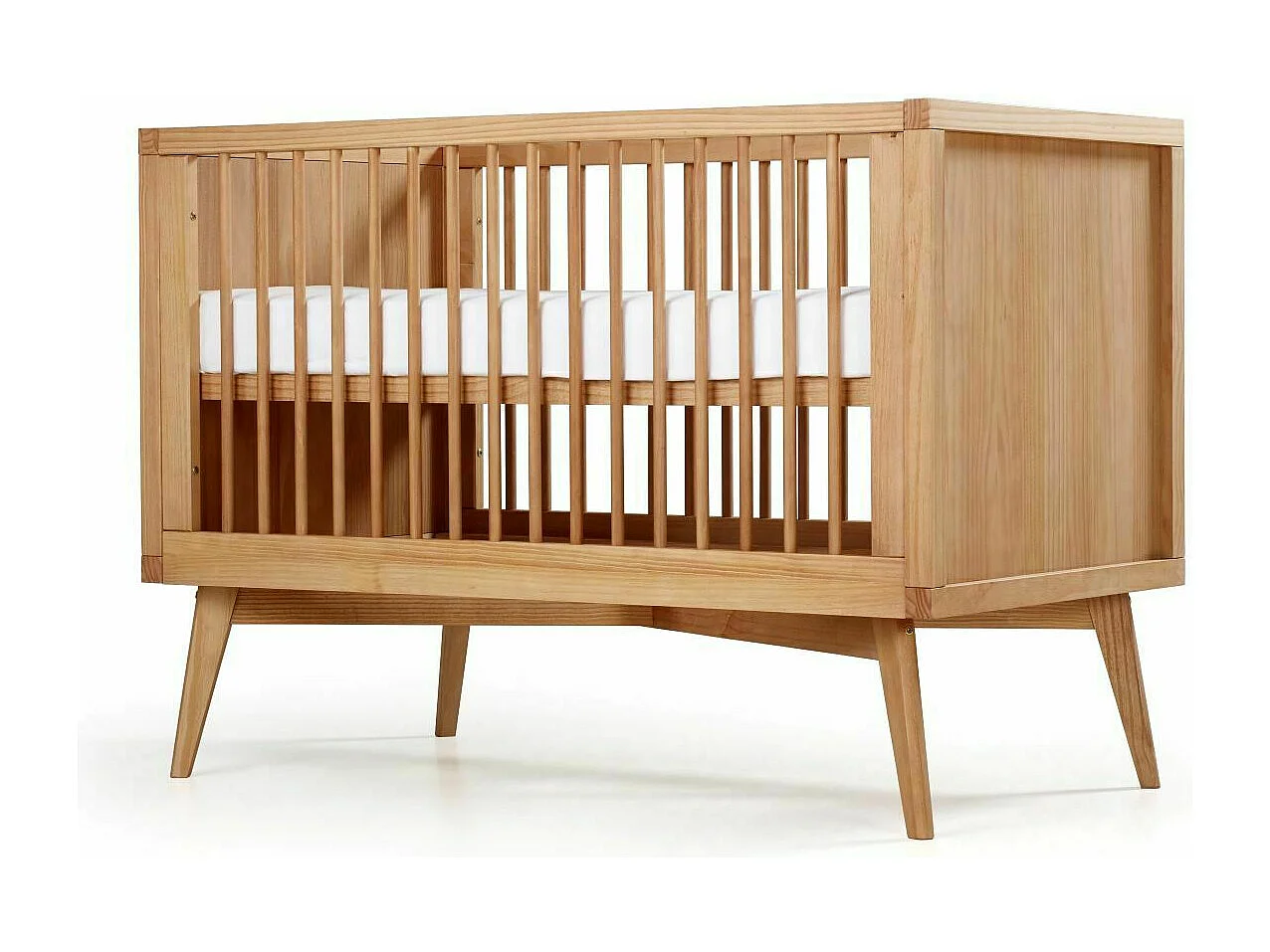 Lit bébé évolutif Montessori 70x140 cm bois massif bois MARLEY