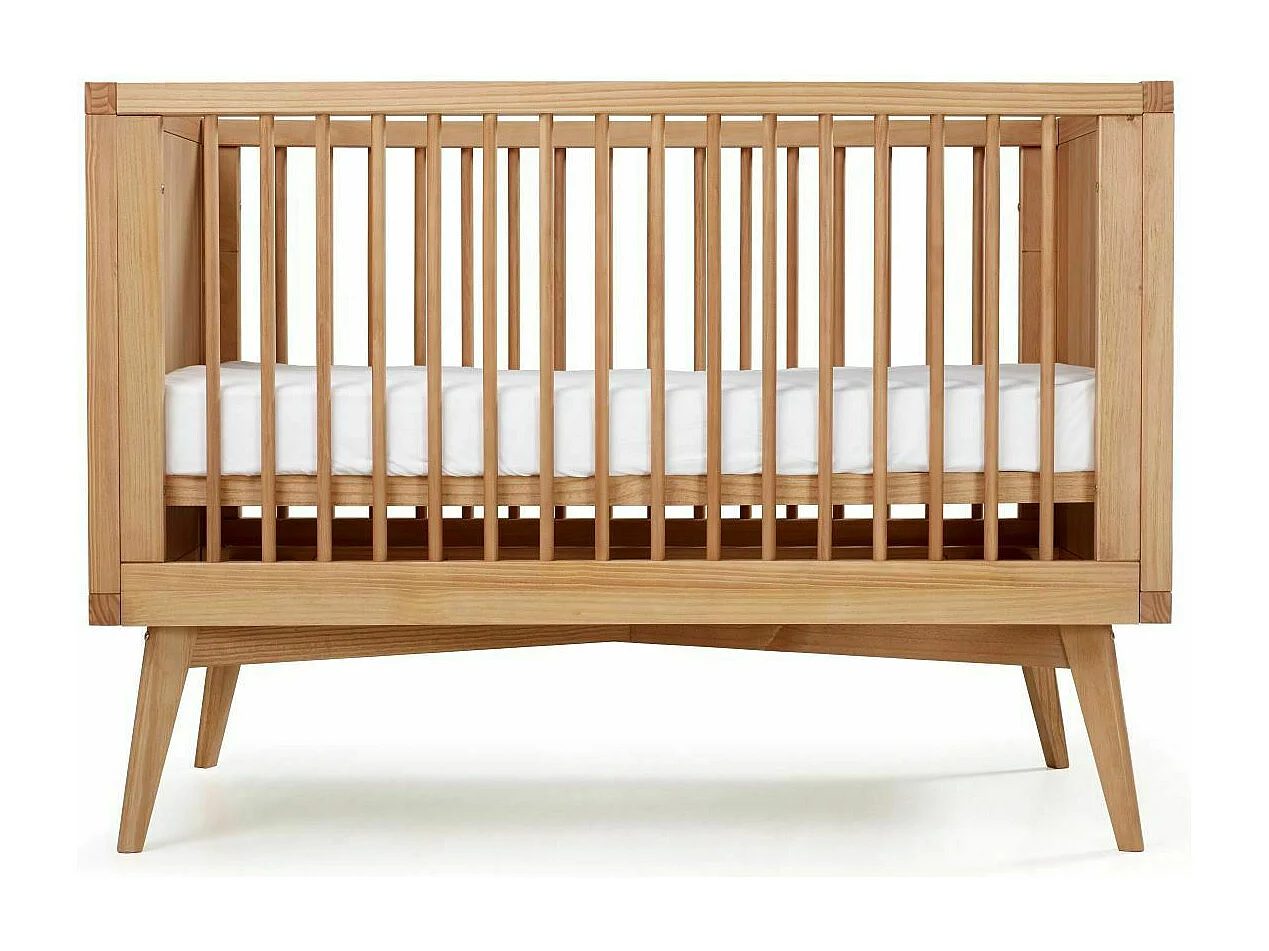 Lit bébé évolutif Montessori 70x140 cm bois massif bois MARLEY