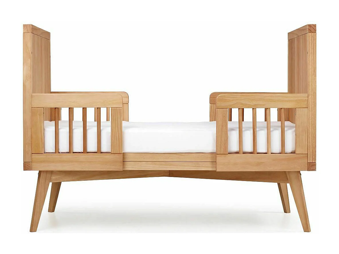 Lit bébé évolutif Montessori 70x140 cm bois massif bois MARLEY
