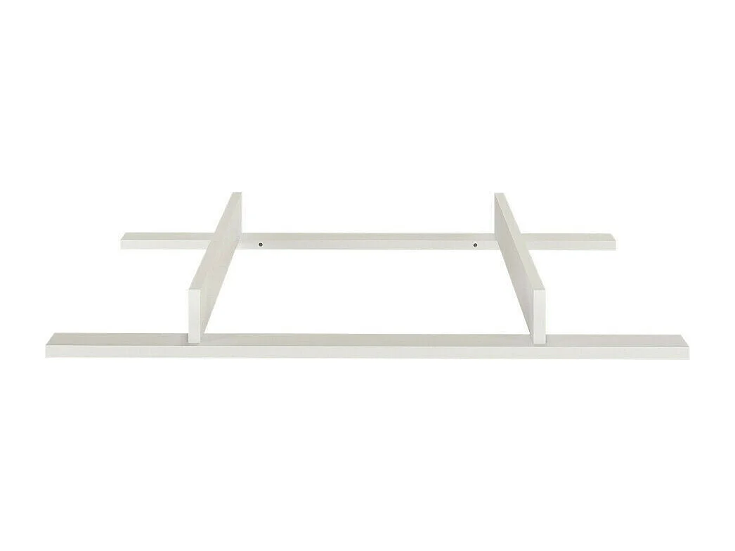 Commode à langer 3 tiroirs  panneaux de fibres blanc et bois SASHA