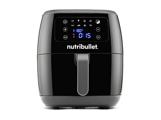 Friteuse sans huile Nutribullet XXL Digital Air Fryer NBA071B 1800 W Noir et Gris