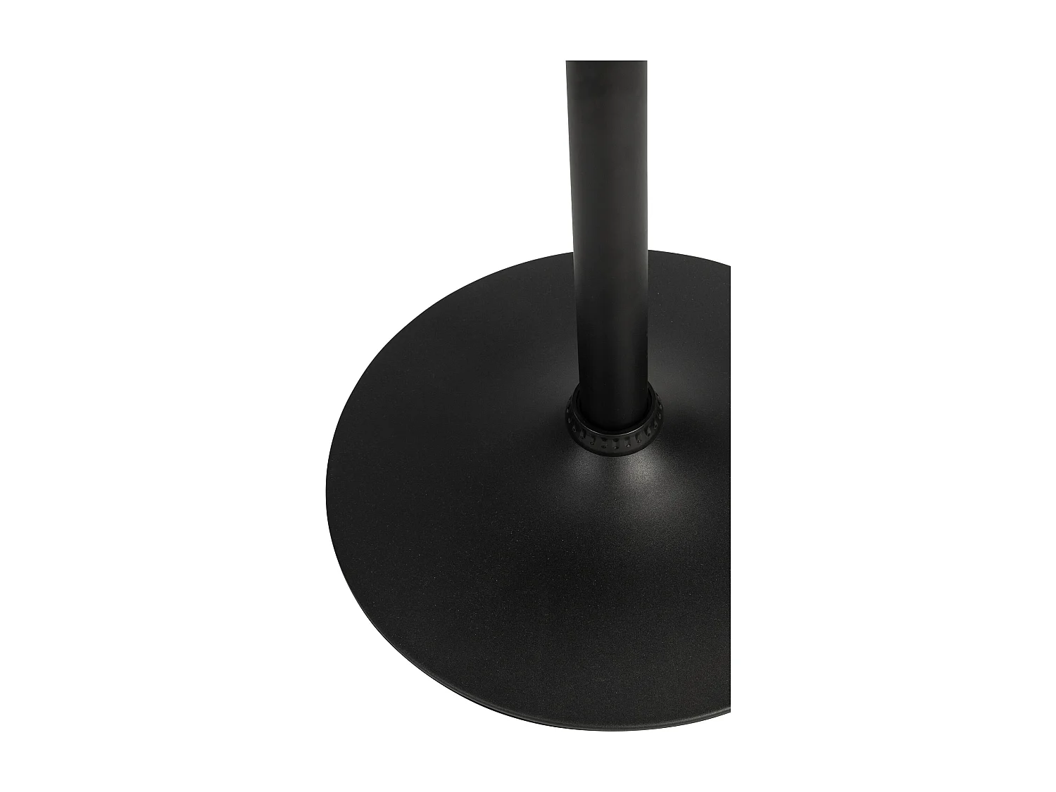 Table haute - rond Ø 60 cm - Bois - Noir / Noir - Lamoni