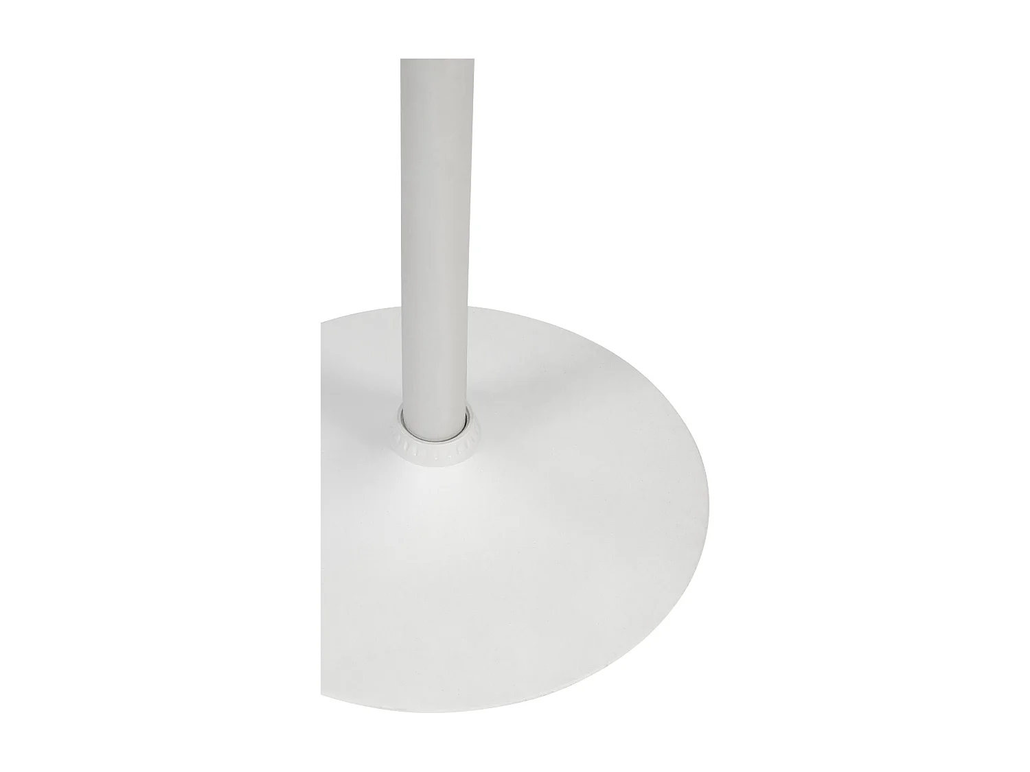Table haute - rond Ø 60 cm - Bois - Blanc / Blanc - Lamoni