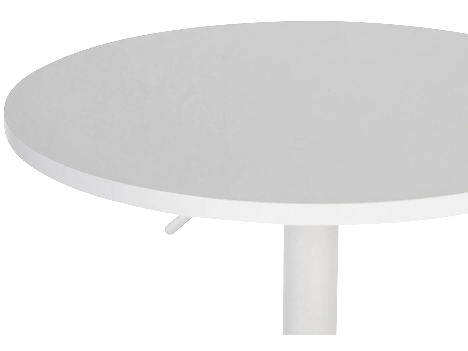 Table haute - rond Ø 60 cm - Bois - Blanc / Blanc - Lamoni